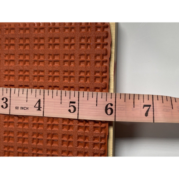 Stampin Up! Stipple Plaid 2001 Large Wood Mount Block Stamp Used Once - Picture 10 of 10